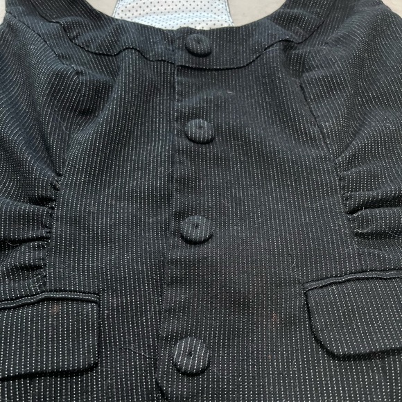 Maurice’s black pin-stripe vest - Picture 2 of 5